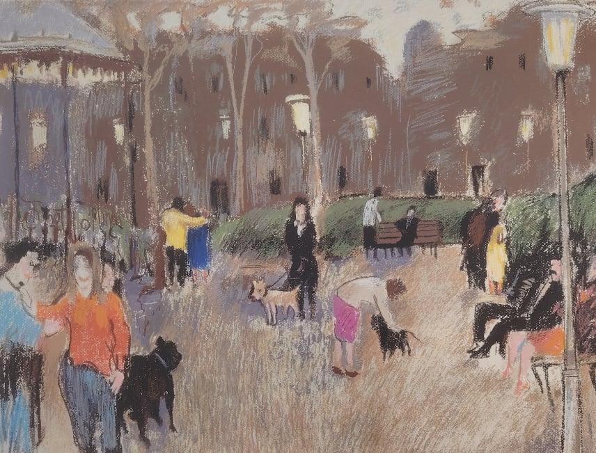 Promenada na Zrinjevcu, Munir Vejzović