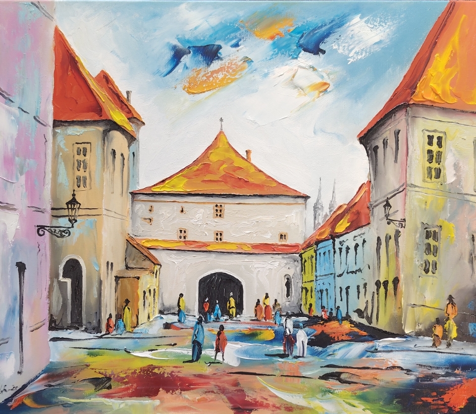 Dragica Cvek Jordan žena u crvenom