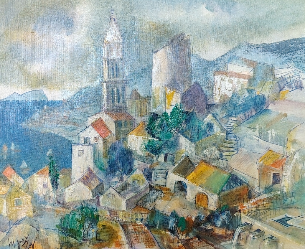 Veža Mladen slika za prodaju galerija Hart Zagreb